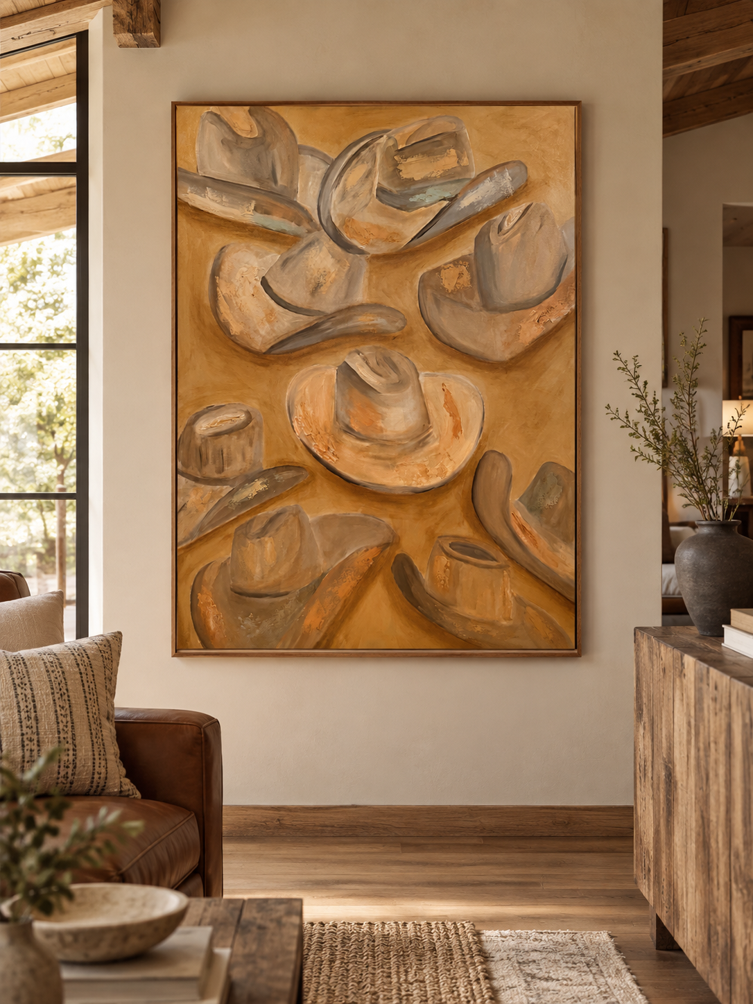 The Usual Crowd Original 36x48